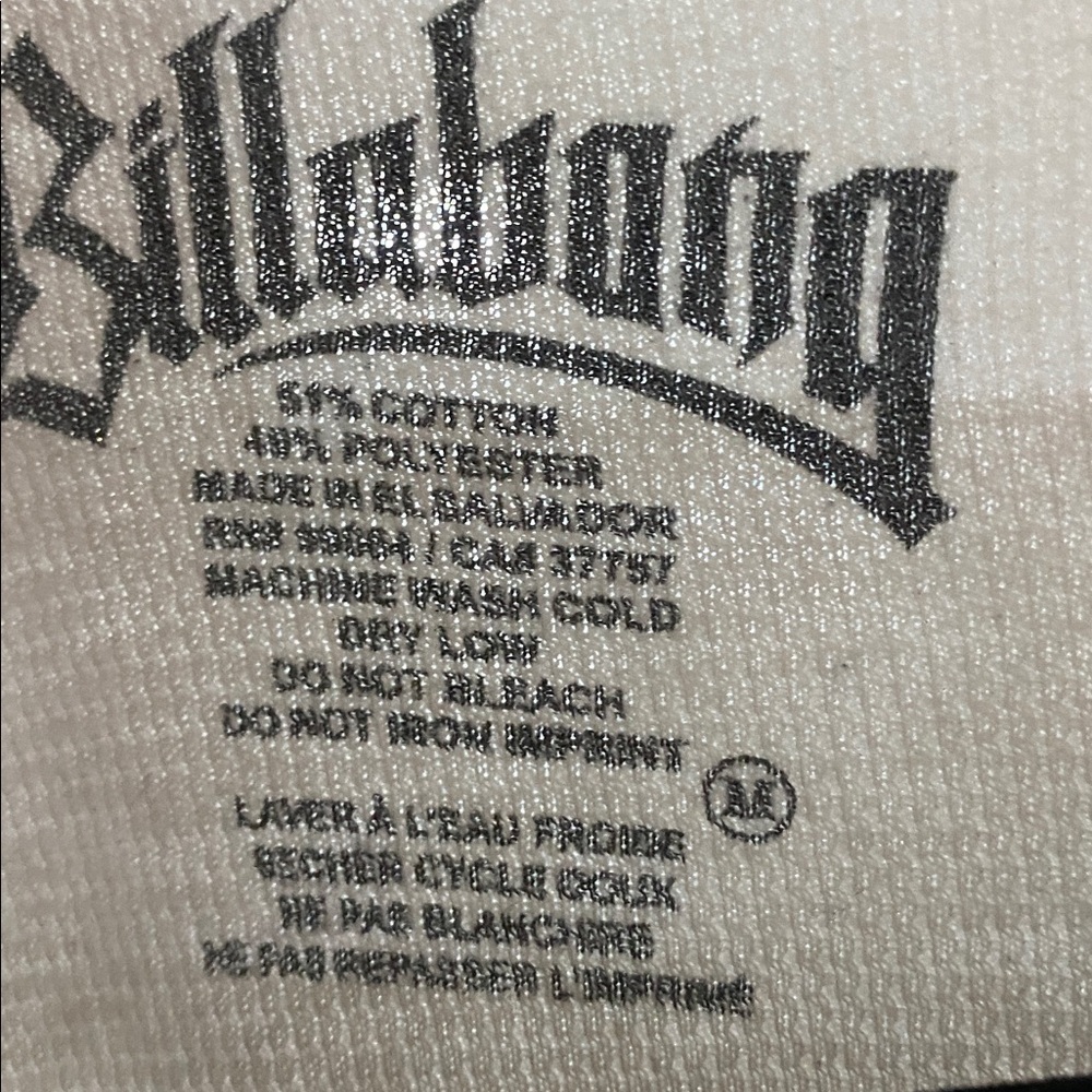 Billabong White Skull Graphic Long Sleeve Tee - Picture 2 of 3